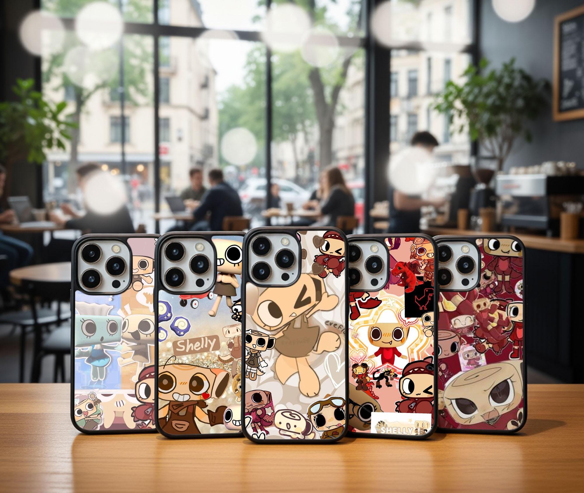 Beige Dandy World Phone Case Red Shelly Inspired Phone Case Cover