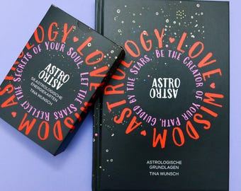 Juego de cartas astrológicas con libro: Introducción a la astrología, interpretación, mensaje energético y conocimientos básicos.