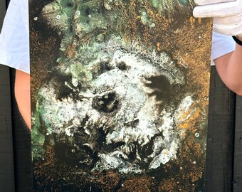 Pluto - astrological energy image print on high-quality satin photo paper / various formats