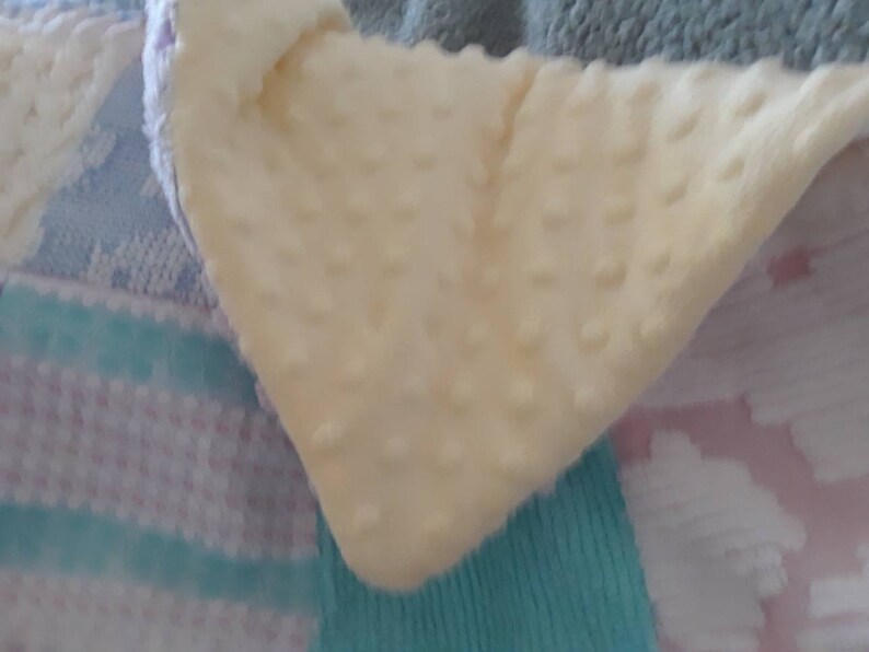 Baby Carrier Quilt Blankie Doll Blanket Chenille With Pillow Etsy