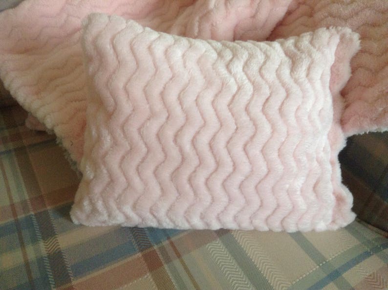 Baby Carrier Quilt Blankie Doll Blanket Chenille With Pillow Etsy