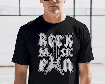Rock Music Fan Shirt, Guitar Rock T Shirt for Music Lovers, Classic Rock Style Tee, Unisex Rock Band Look