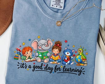 Its A Good Day For Learning Shirt, Back To School Teacher Tee, Kindergarten Shirt, Elementary Teacher Gift, Retro Classroom Clothing