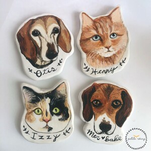 Custom Dog Fridge Magnet, Custom Cat Magnet, Unique Custom Pet Gift,Pet Portrait Magnet, Gift for Dog Lover, Cat Lover