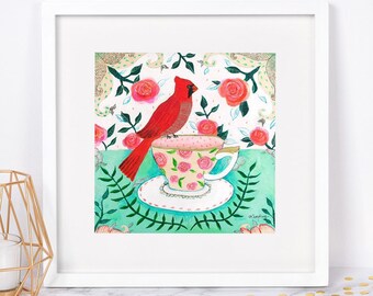 Cardinal Wall Art Etsy