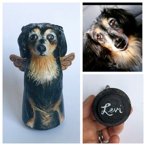 Custom Pet Portraits Custom Dog Figurine Pet Memorial Pet Loss Gift Dog Portrait Pet Figurine Dog Cake Topper Dog Lover gift image 5