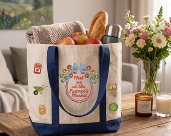 Farmers Market Embroidery Design Bundle, Cottagecore Market Embroidery, Strawberry Tomato Vegetable Machine Embroidery File,Instant Download