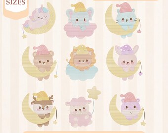 Disegno per ricamo "Sweet Dreams Baby Sketch", riempimento leggero, punto rapido, disegno per ricamo a macchina, ricamo 4x4 5x7, download immediato