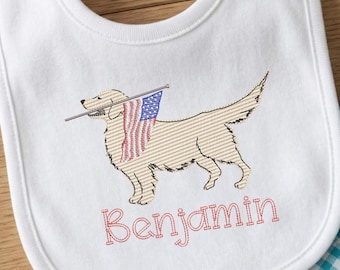 Diseño de bordado de perro con globo del 4 de julio, descarga digital del Día de la Independencia, Pes Dst Jef Vp3