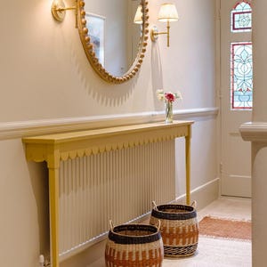 Scalloped console tables and radiator covers - Handmade in bespoke sizes and colours