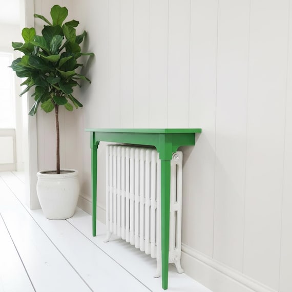 Swedish style console tables and radiator covers - Bespoke Sizes - Supplied unpainted but painting service available.