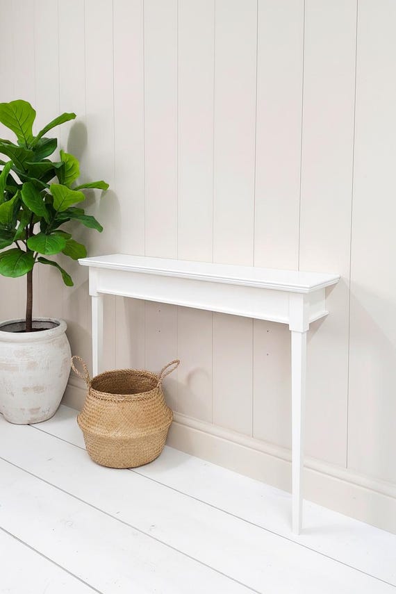Traditional radiator cover tables - Custom sizes - Supplied unpainted but painting service available.