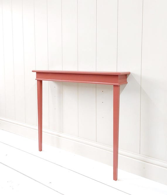 Edwardian Console Tables and Radiator Cover Tables - Handmade in Bespoke Sizes | Twin Legged | Unpainted