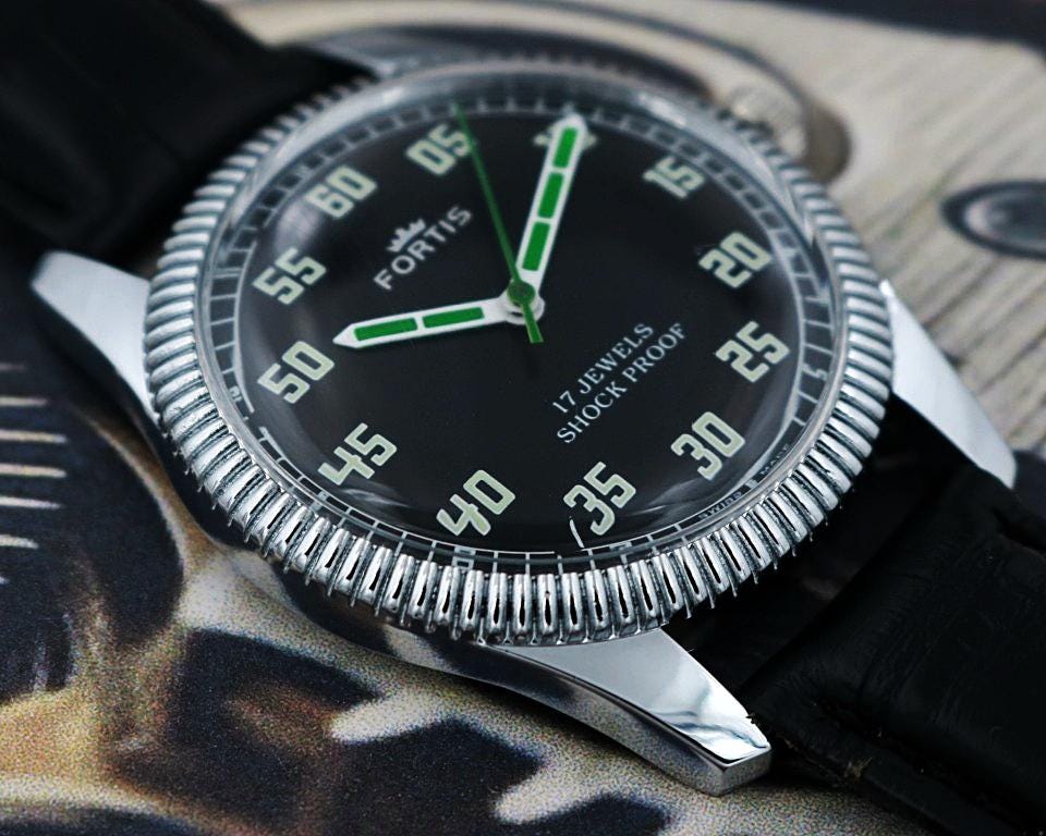 Fortis vintage watch - Etsy 日本