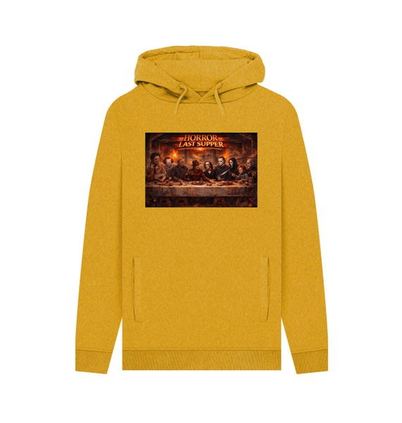Horror Film Last Supper Hoodie, Cult Movie Inspired Streetwear Graphic