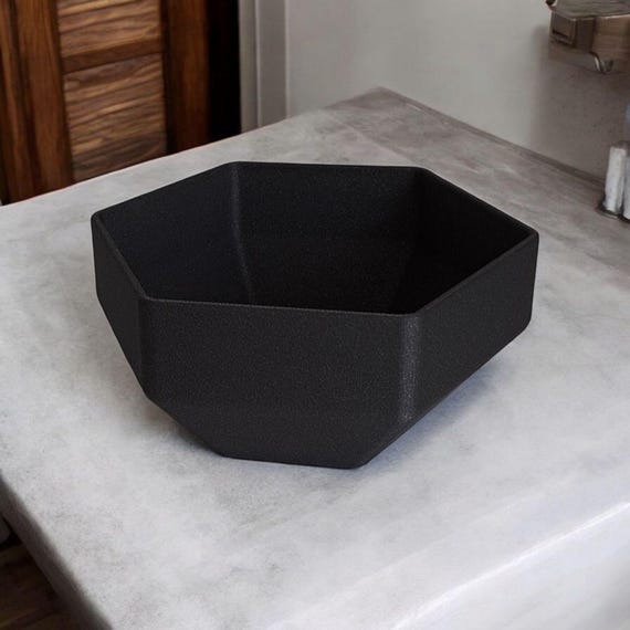 Minimalist Hexagonal Bowl | Modern Home Decor Storage