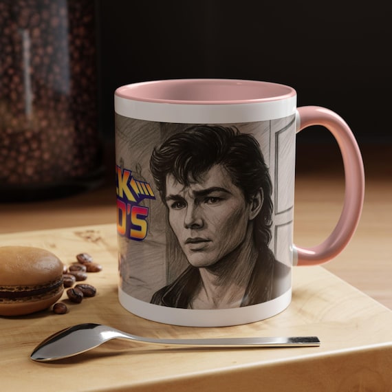 Back to the 80s Retro Portrait Mug | Accent Coffee Mug
