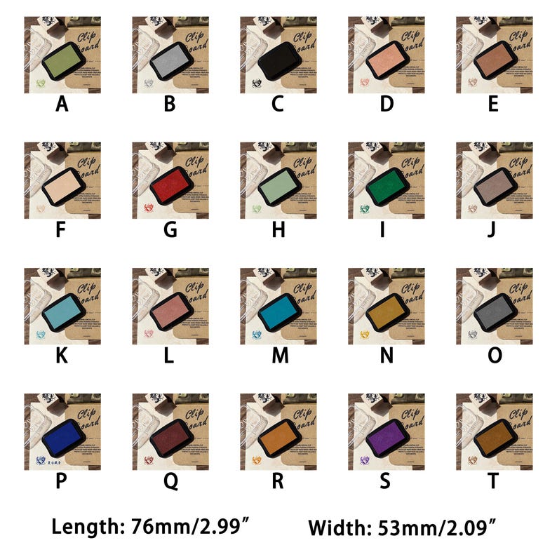 May include: A collection of twenty clipboards in various colors, each with the text "Clip board". The clipboards are rectangular, with a length of 2.99 inches and a width of 2.09 inches.