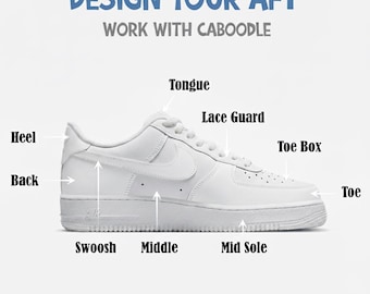 Tênis Nike Air Force 1 personalizados e pintados à mão – Sua foto/arte/design em tênis AF1