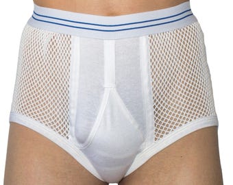 Slip Uomo Vita Alta Cotone Stile Vintage Slip Intimo Elasticizzato - Foto 12