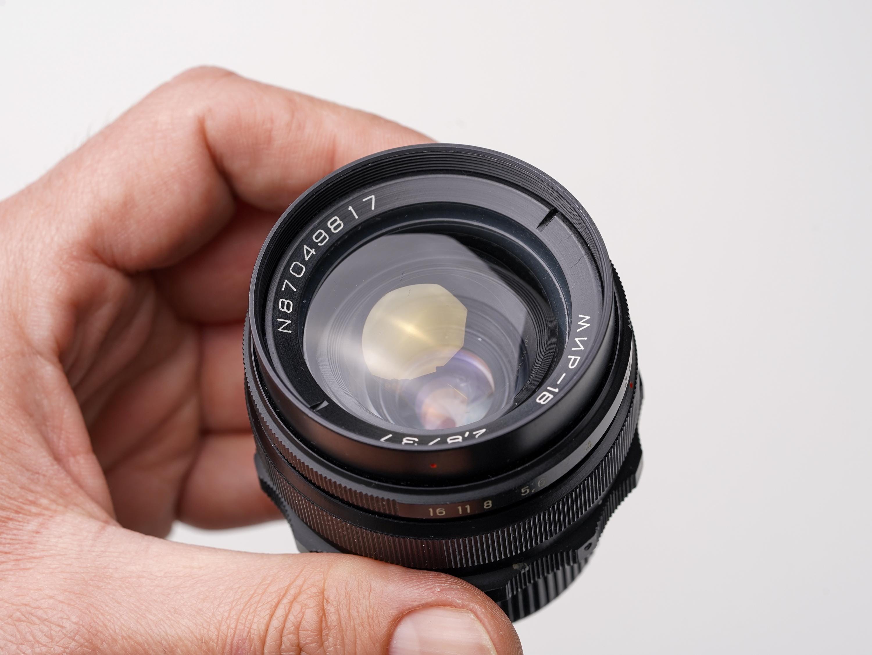 MIR-1B 37mm F2.8 Lens for M42 Mount - Carl Zeiss Flektogon USSR