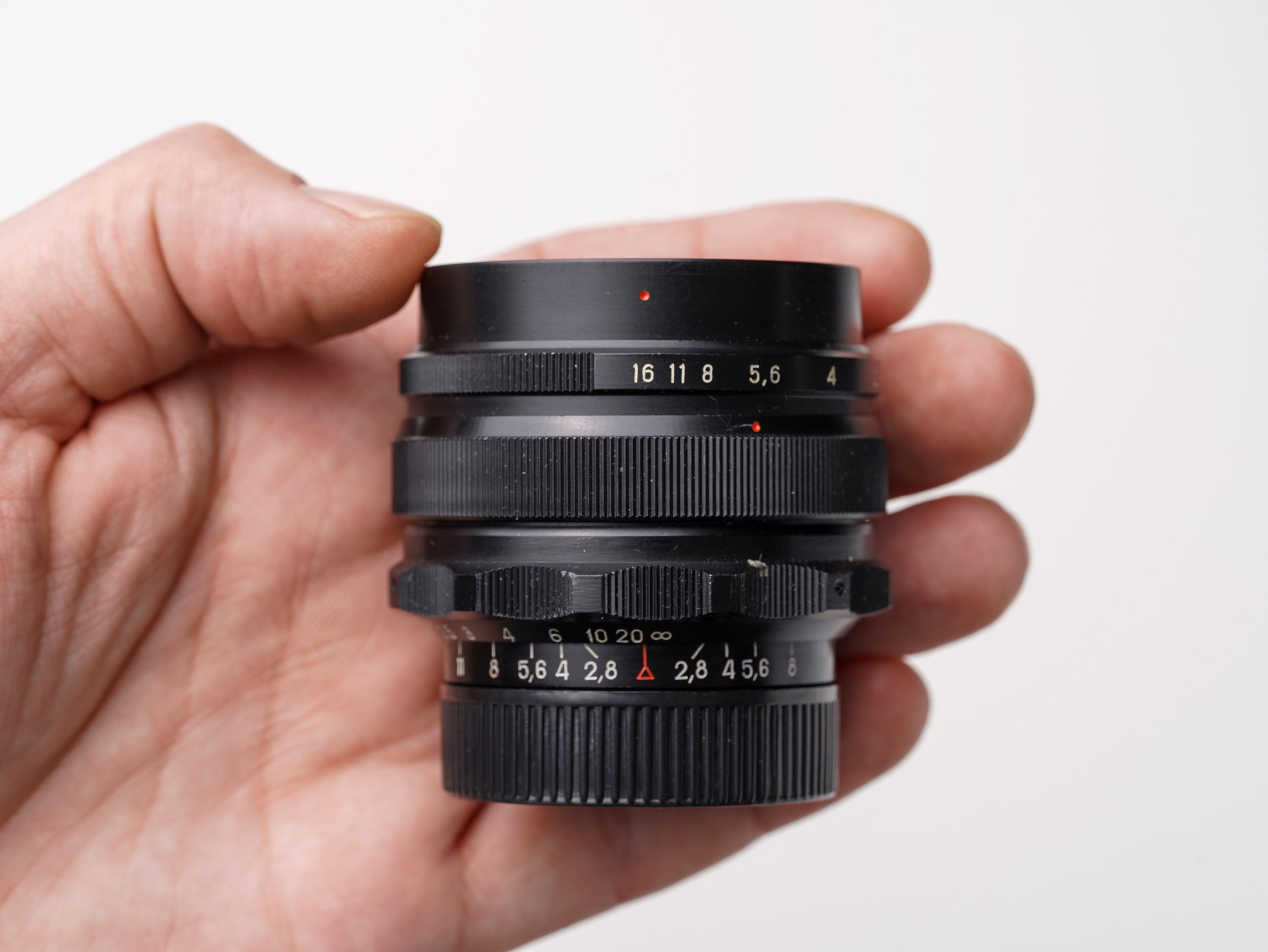 MIR-1B 37mm F2.8 Lens for M42 Mount - Carl Zeiss Flektogon USSR