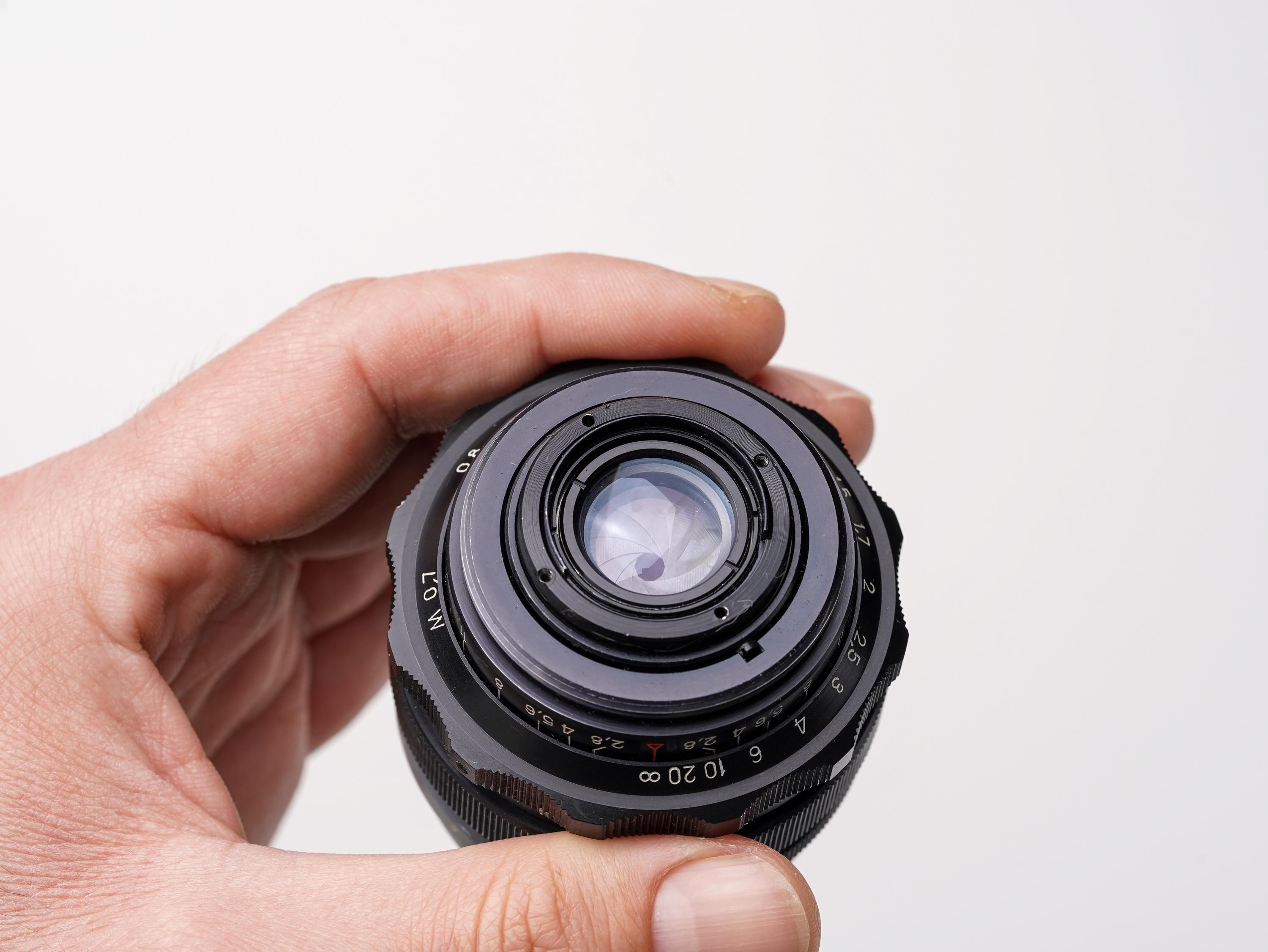 MIR-1B 37mm F2.8 Lens for M42 Mount - Carl Zeiss Flektogon USSR