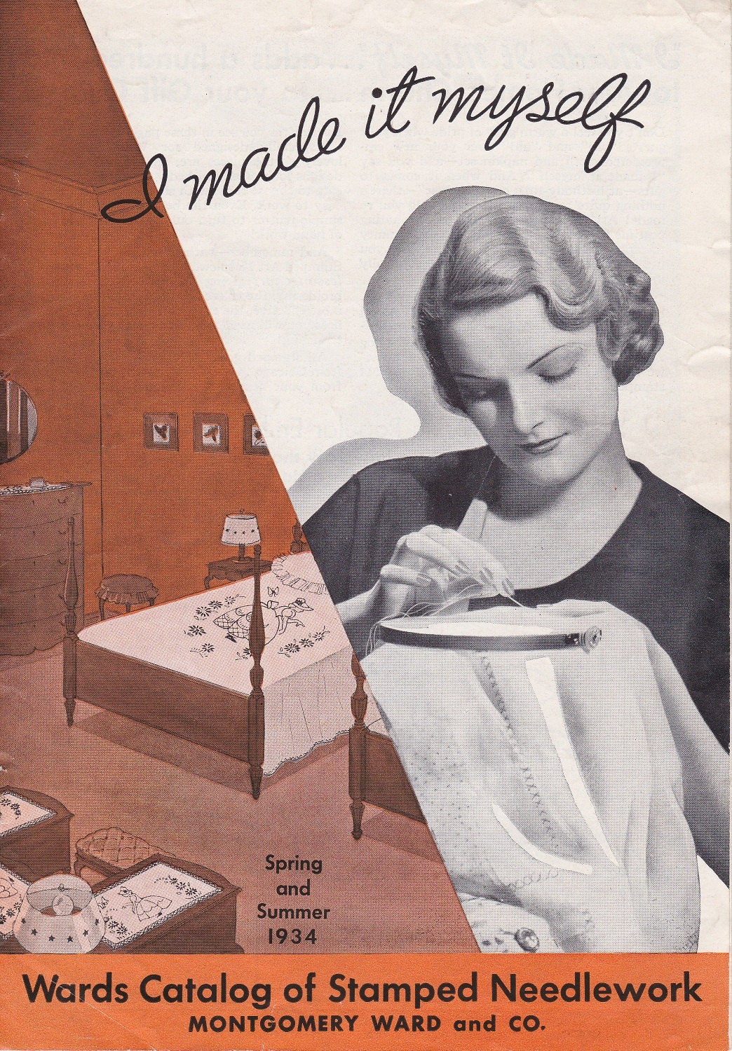 PDF 1930s Reference Wards Catalog of Stamped Needlework Montgomery Ward