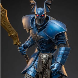 Sunless Warjudge Titan | Brutal Arena Champion Figure | Collectible Statue Model | STL 3D PRINT Files
