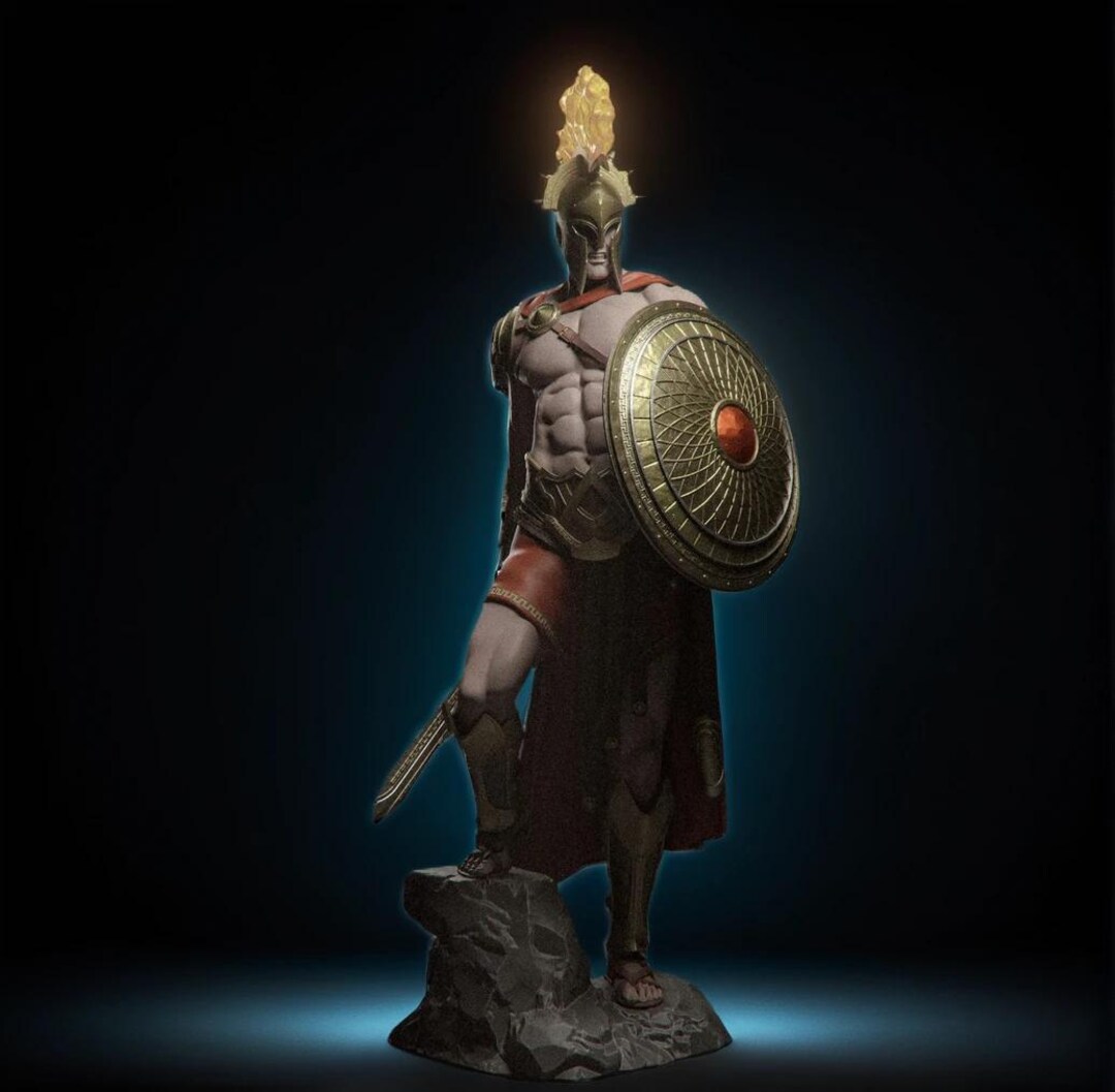 God Ares | Greek War God STL Statue | Mythology 3D Print Model ...