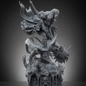 Alice Fury STL File – Fantasy Fan Art Figure – Instant Download image 2