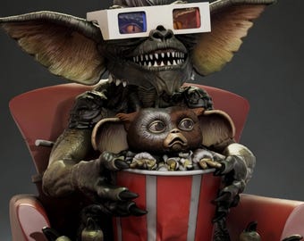 Mogwai Duo Fury STL-fil – Samlarmodell för filmen – Omedelbar nedladdning