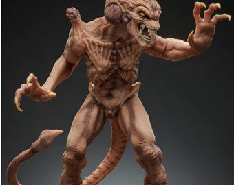 PumpkinHead Eclipse STL File – Horror Demon Statue – Instant Download