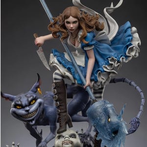 Alice Fury STL File – Fantasy Fan Art Figure – Instant Download image 1