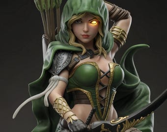 Robin Hood Legend Ascension STL-fil – Ranger-staty – Direkt nedladdning