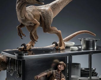 Kitchen Scene Fury STL-fil – Filmdiorama samlarobjekt – Direkt nedladdning