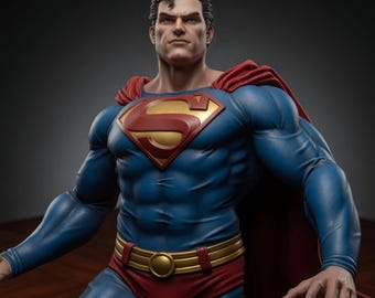 Superman Ascension STL File – Hero Collectible Model – Instant Download