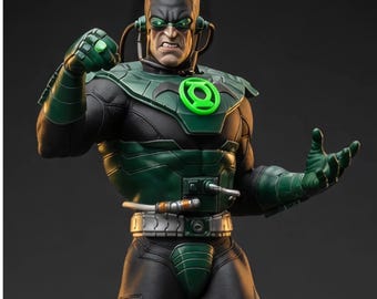 Emerald Rift Shadow Warden | Korrupt Lightblade Vigil-figur | Dioramastaty | STL 3D-UTSKRIFTSfiler