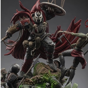 Medieval Hellspawn Fallen STL File – Fantasy Demon Statue – Instant Download