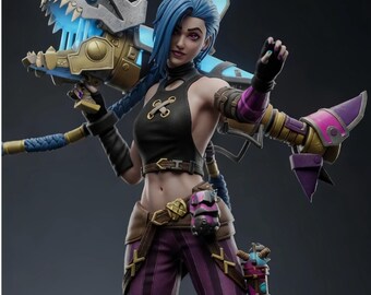 Jinx Mayhem STL-fil – Samlarfigur från spelet – Nedladdning direkt