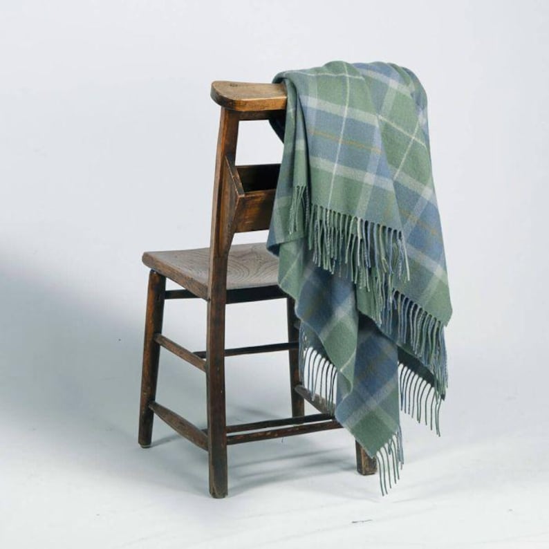 Scottish Borderland Weathered Tartan Blanket