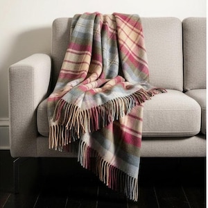 Auld Scotland Tartan Lambswool Blanket