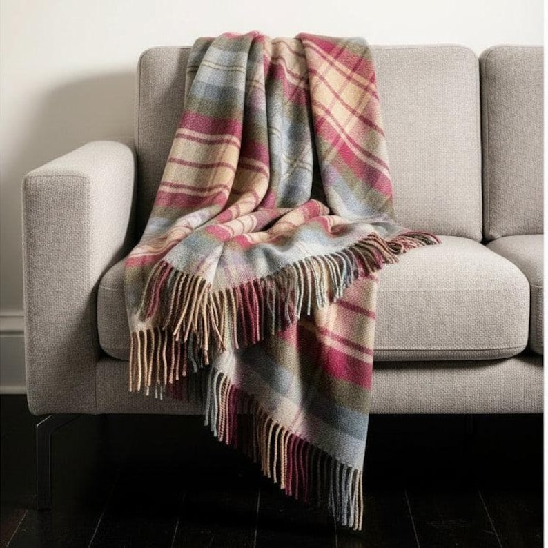 Auld Scotland Tartan Lambswool Blanket