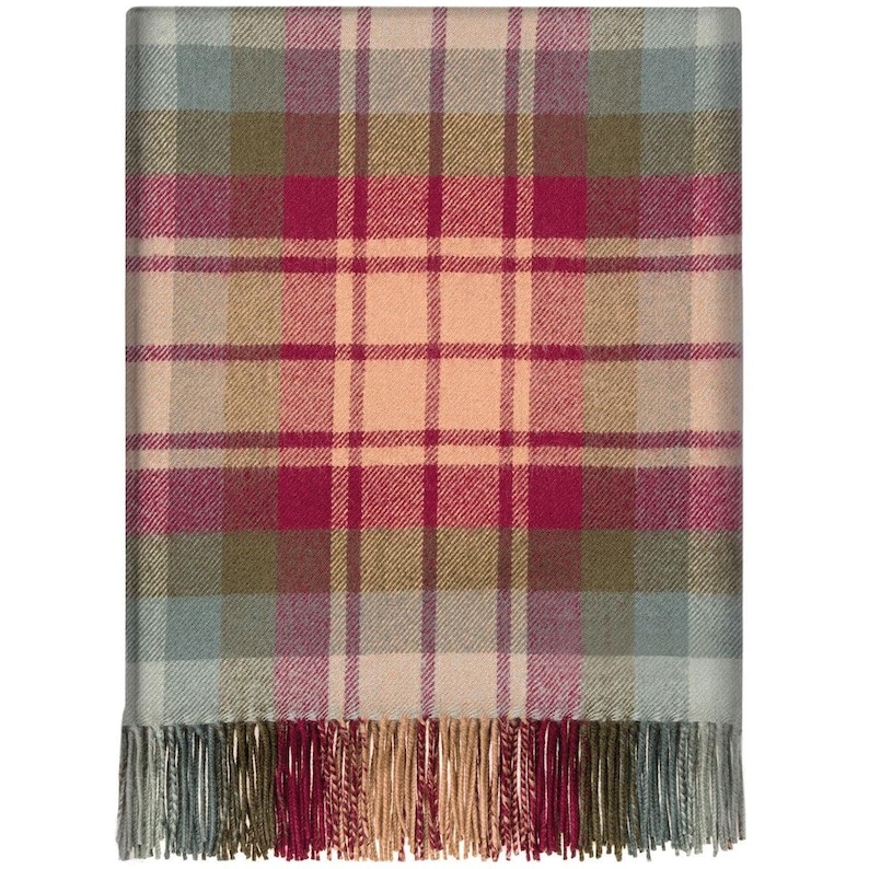 Auld Scotland Tartan Wool Blanket
