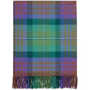 Isle of Skye Tartan Lambswool Blanket