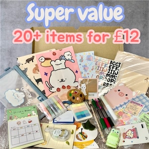 Stationery Gift Set, Kawaii Mystery Stationery Bundle, Birthday Present,Student Back to School Essentials