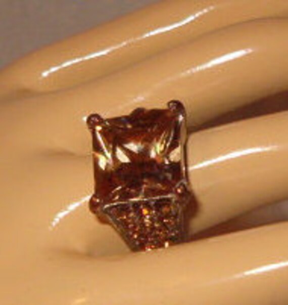 Statement Ring, Huge Golden Stone, Ring, Gorgeous… - image 4