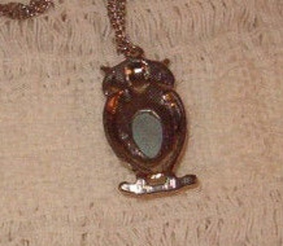 Yooo Whooo Owl Charm Necklace, Silvered Owl  1 1/… - image 4