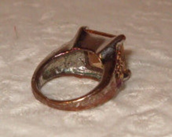 Statement Ring, Huge Golden Stone, Ring, Gorgeous… - image 3