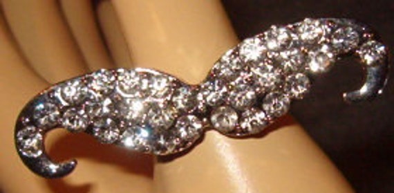 Statement Ring, Ring, Jewelry, Mustache Statement… - image 2